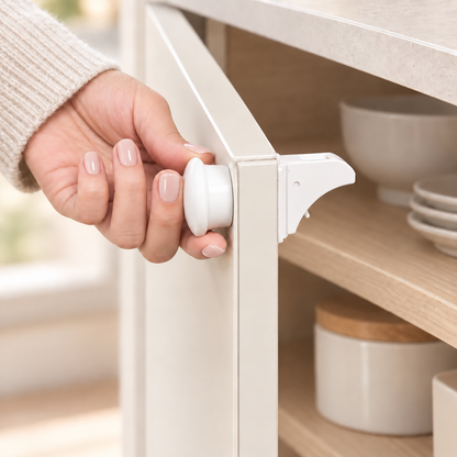 Hidden Magnetic Cabinet Lock